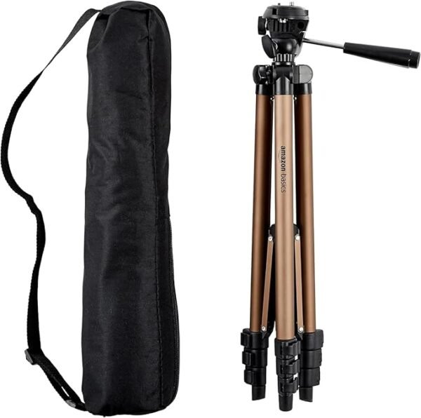 Tripod: Amazon Basics Lightweight Portable Camera Mount Tripod Stand - Image 2