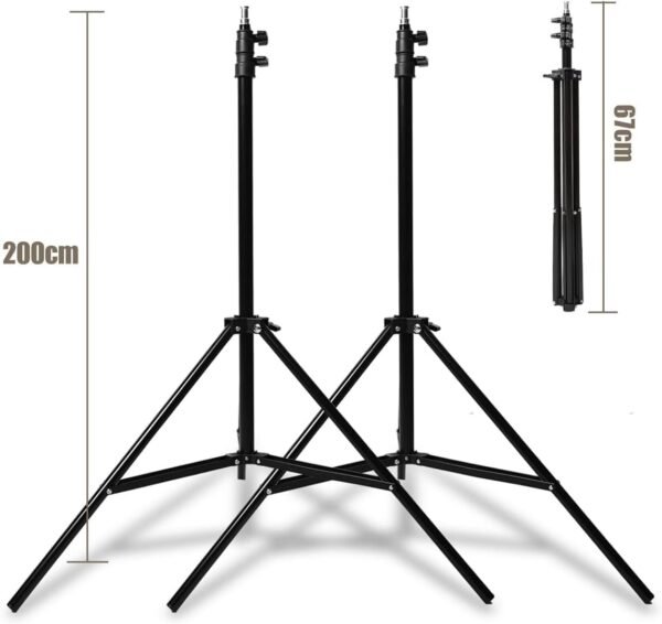Godox MS300V Studio Strobe Light Kit for Photography, 600W Flash Softbox Lighting with 2.4G X System APP Controlled Monolights, Flash Trigger, Softbox, Light Stands, Reflector Storage Bag, Umbrella - Image 10