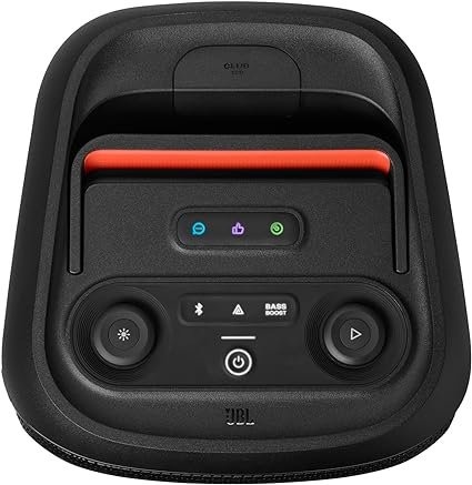 JBL PartyBox Club 120 - Portable Party Speaker with Foldable Handle, Powerful JBL Pro Sound, Futuristic lightshow, Up to 12 Hours of Play time, Splash Proof, Dual Mic & Guitar Inputs - Image 4