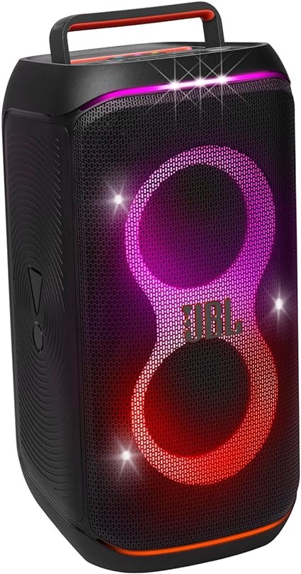 JBL PartyBox Club 120 - Portable Party Speaker with Foldable Handle, Powerful JBL Pro Sound, Futuristic lightshow, Up to 12 Hours of Play time, Splash Proof, Dual Mic & Guitar Inputs - Image 2