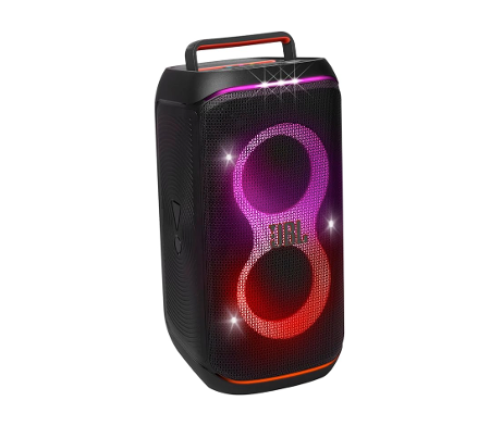 JBL PartyBox Club 120 - Portable Party Speaker with Foldable Handle, Powerful JBL Pro Sound, Futuristic lightshow, Up to 12 Hours of Play time, Splash Proof, Dual Mic & Guitar Inputs